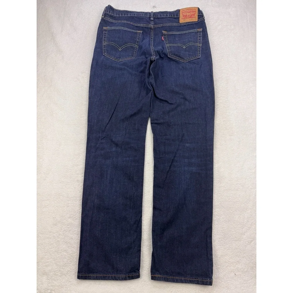 Levis 541 Jeans Men 36x34 Blue Athletic Stretch Denim Straight